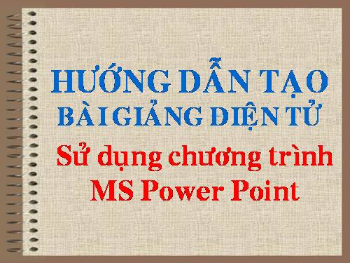 Sử dụng giáo án điện tử