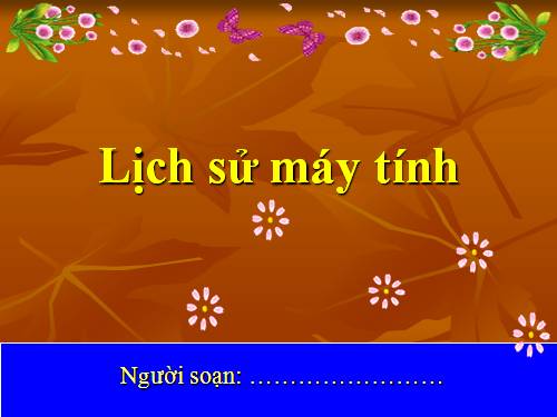 lich su may tinh