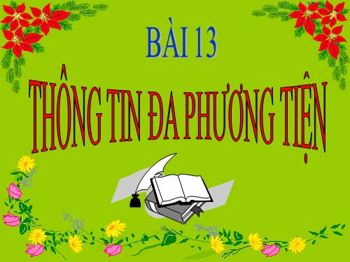 Bài 13. Thông tin đa phương tiện