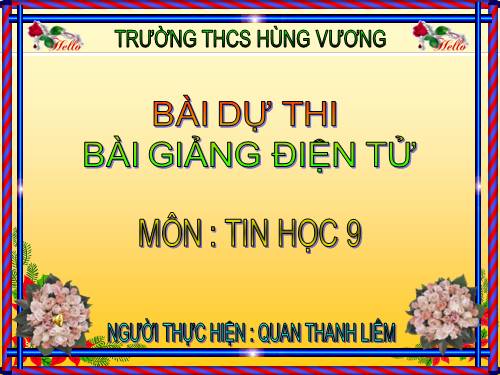 Bài 11. Thêm hình ảnh vào trang chiếu