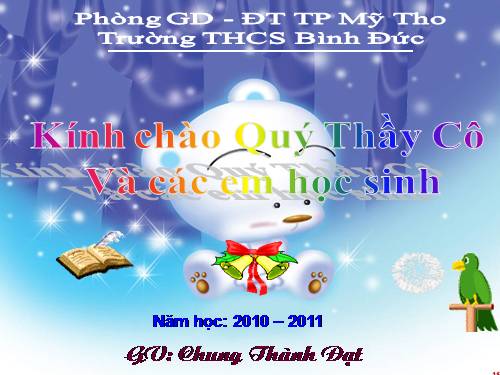 Bài 10. Màu sắc trên trang chiếu