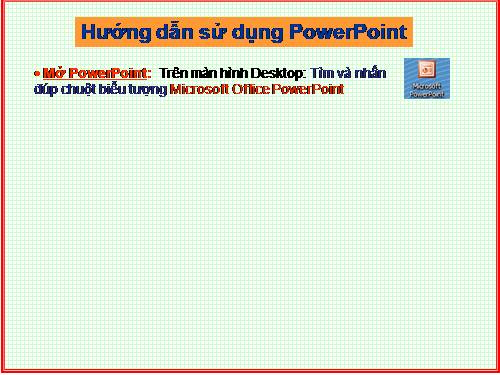 huong dan sd Power point 2003