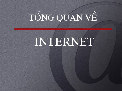 Tổng quan về Internet