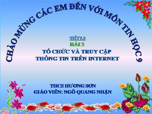 Bài 3. Tổ chức và truy cập thông tin trên Internet