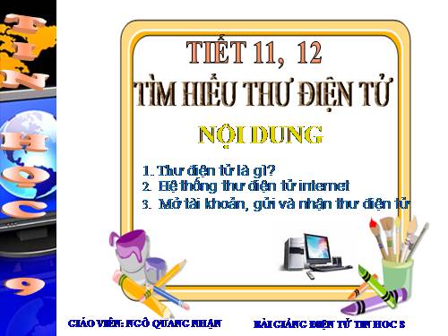 Bài 4. Tìm hiểu thư điện tử