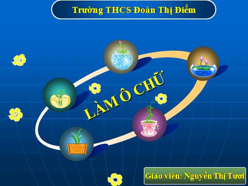 PHƯƠNG PHÁP LÀM Ô CHỮ