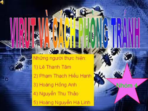 Bai 6: Virut va cach phong tranh