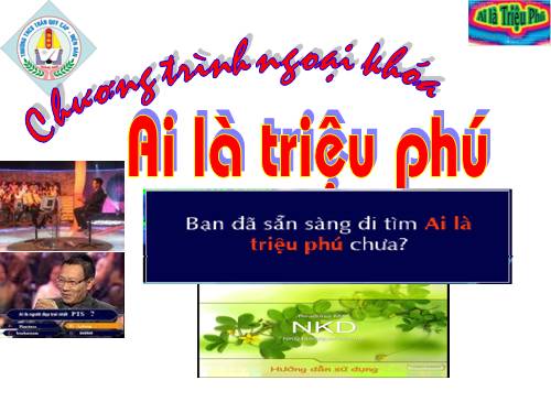 Ngoại khóa:  Ai là triệu phú 3