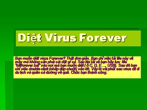 Diệt virus forever