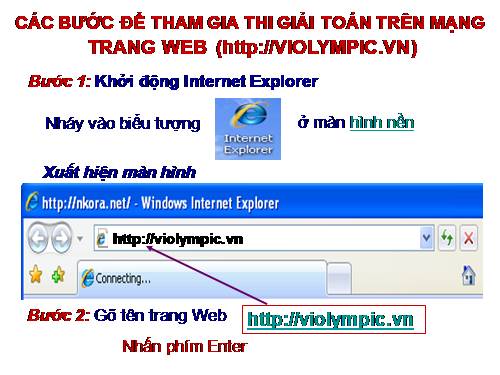 Hướng dẫn giải toán trên mạng