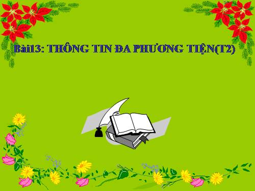 Bài 13. Thông tin đa phương tiện