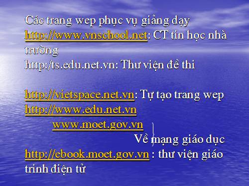 ĐỊA CHỈ 1 SỐ TRANG WEBST.ppt