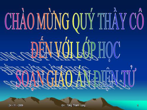 BAI GIANG POWERPOINT CHO GV