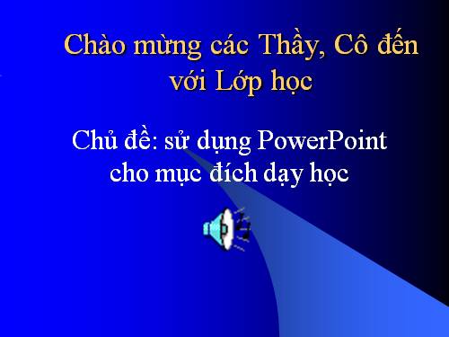 Tự học soạn giáo án điện tử trên Powerpoint