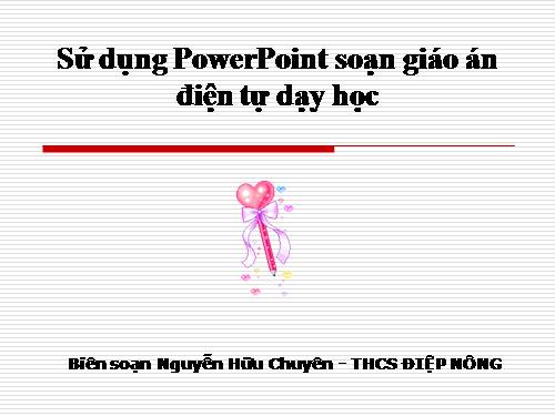 Su dung Powerpont day hoc