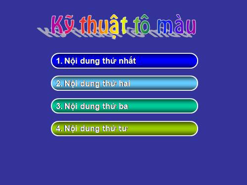 Kỹ thuật tô mầu trong PowerPoint