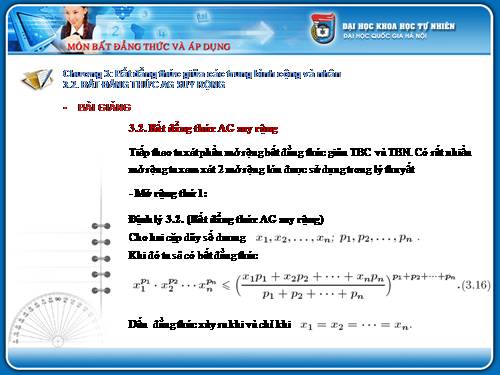 Chuyên đề Bất đẳng thức (TĐ ĐH)