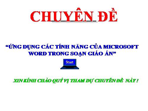 Giáo án dạy Word