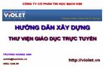 HƯỚNG DẪN TẠO TRANG RIÊNG