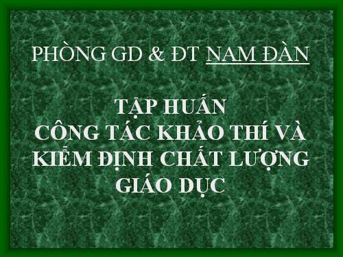 Bài giảng KDCL