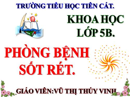 Bài 12. Phòng bệnh sốt rét