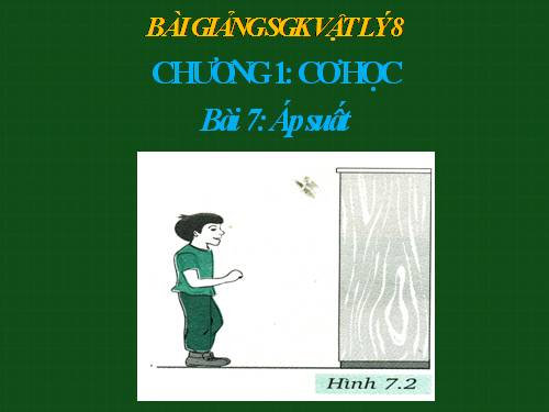 Bài 7. Áp suất