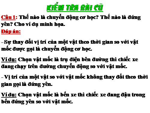 Bài 2. Vận tốc