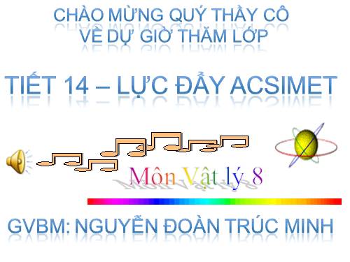 Bài 10. Lực đẩy Ác-si-mét