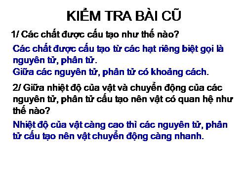 Bài 21. Nhiệt năng