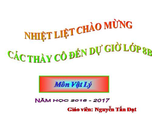 Bài 8. Áp suất chất lỏng - Bình thông nhau