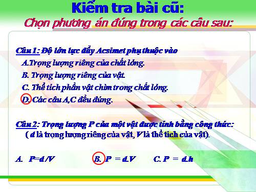 Bài 12. Sự nổi