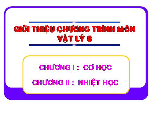 Bài 1. Chuyển động cơ học