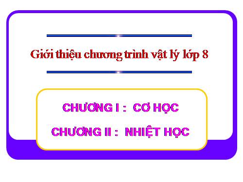 Bài 1. Chuyển động cơ học