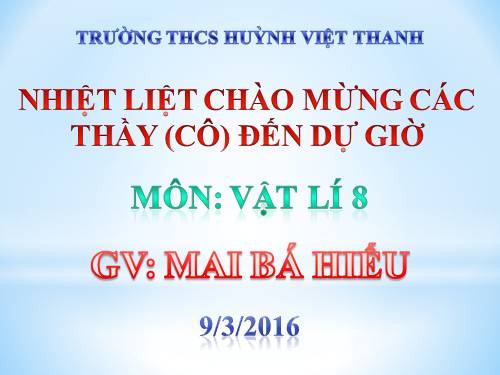 Bài 23. Đối lưu - Bức xạ nhiệt