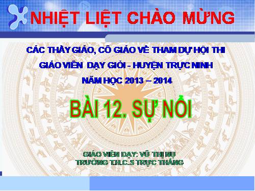 Bài 12. Sự nổi