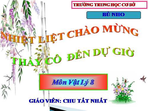 Bài 8. Áp suất chất lỏng - Bình thông nhau