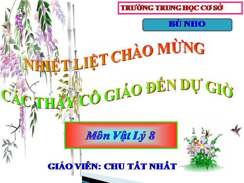 Bài 8. Áp suất chất lỏng - Bình thông nhau