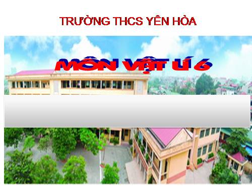 Bài 1. Chuyển động cơ học