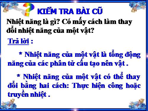 Bài 22. Dẫn nhiệt