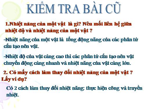 Bài 22. Dẫn nhiệt