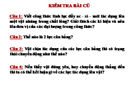 Bài 12. Sự nổi