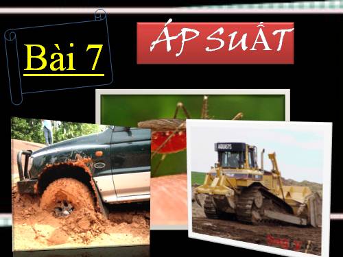 Bài 7. Áp suất