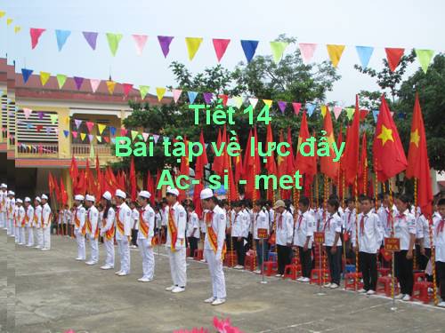 bài tập Lực đẩy Ac si met