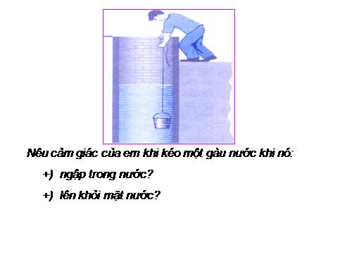 Bài 10. Lực đẩy Ác-si-mét