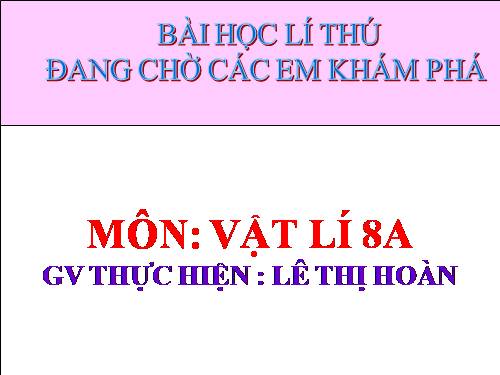 Bài 23. Đối lưu - Bức xạ nhiệt