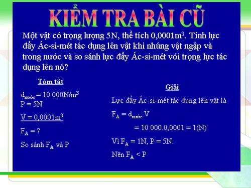 Bài 12. Sự nổi