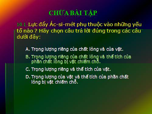 Bài 12. Sự nổi