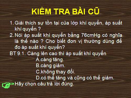 Bài 10. Lực đẩy Ác-si-mét