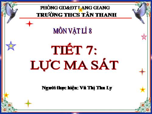 Bài 6. Lực ma sát