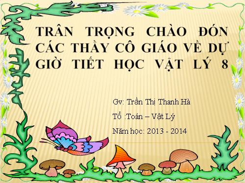 Bài 8. Áp suất chất lỏng - Bình thông nhau